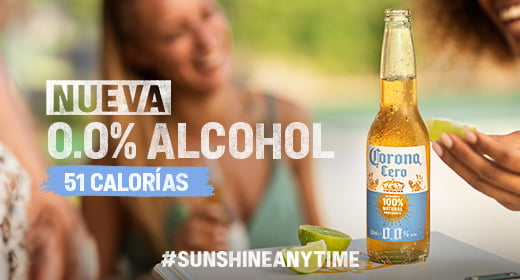 Corona Cero, sunshine anytime